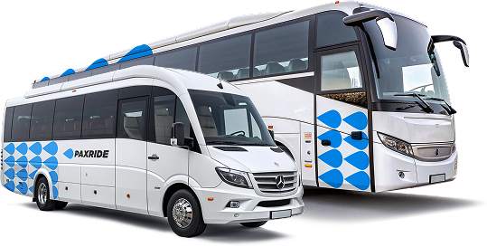Scalable airport transfers for business travel by PaxRide's B2B platform, featuring advanced transport solutions.