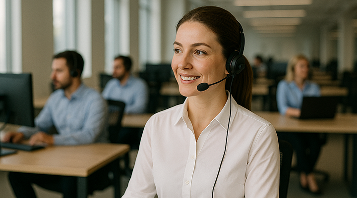 Business travel support team ensuring scalable airport transfers for global OTAs with PaxRide travel-tech solutions.