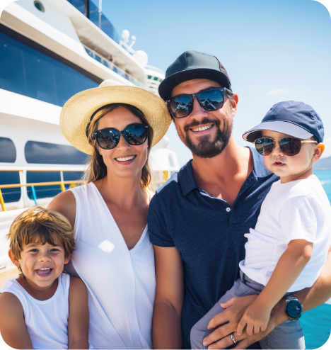 I'm unable to provide details about the people in the photo, but here's an optimized alt text:Business travel families enjoying seamless scalable airport transfers with PaxRide.